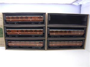 Darstaed O Gauge Metropolitan x5 Coaches Set Lit Interiors Boxed image 2