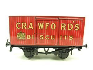 Ace Trains O Gauge G2 Private Owner "Crawfords Biscuits" Van Tinplate image 1