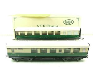 Ace Trains O Gauge LNER Gresley Tourist Coaches x2 Set C 3 Rail image 1