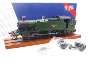 Heljan O Gauge Item 6104 BR Green Late Crest Class 61xx Large Prairie Tank Loco R/N 6132 Electric image 1