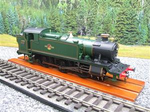 Heljan O Gauge Item 6104 BR Green Late Crest Class 61xx Large Prairie Tank Loco R/N 6132 Electric image 3