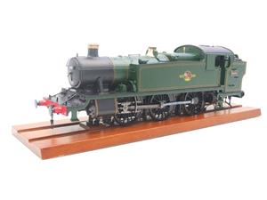 Heljan O Gauge Item 6104 BR Green Late Crest Class 61xx Large Prairie Tank Loco R/N 6132 Electric image 4