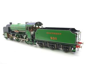 Gauge 1 Aster SR Southern Schools Class 4-4-0 Loco & Tender  "Winchester" R/N 901 Live Steam image 9
