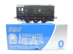 Dapol O Gauge 7D-008-004 Class 08 BR Black Early Crest Loco R/N 13240 Fitted With DCC & Sound Bxd image 1