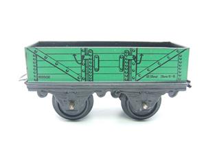 Hornby O Gauge Open Coal - Mineral Wagons x3 Set Vintage Tinplate image 5