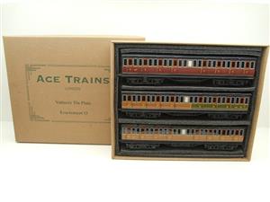 Ace Trains O Gauge C1 French "EST" x3 Passenger Coaches Set Boxed image 1