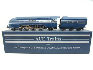 Ace Trains O Gauge E12A2S LMS Blue Coronation Pacific "Queen Mary" R/N 6222 Electric 2/3 Rail Bxd image 1