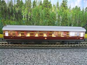Ace Trains O Gauge C28B LMS Maroon Coronation Scot Coaches x3 Set B Bxd 2/3 Rail Int Lit image 5