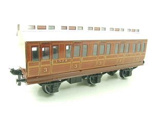 Darstaed O Gauge "LNER" Teak Style Six Wheel Passenger x4 Coaches Set Boxed image 9