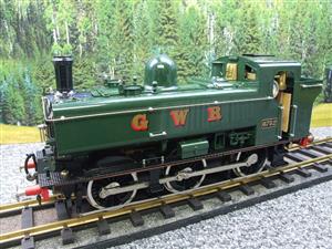 Gauge 1 Aster GWR Green Class 5700 Pannier Tank Loco R/N 6752 Live Steam Boxed image 3