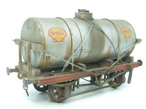 Gauge 1 Model Co Accucraft R32-3C-14-Ton Oil "Shell Tanker Wagon" Professionally Weathered image 2