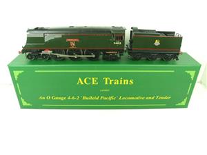 Ace Trains O Gauge E9 Bulleid Pacific BR "Exmouth" R/N 34015 Electric 2/3 Rail Bxd image 1