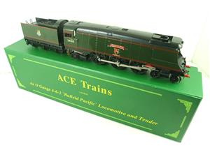 Ace Trains O Gauge E9 Bulleid Pacific BR "Exmouth" R/N 34015 Electric 2/3 Rail Bxd image 2
