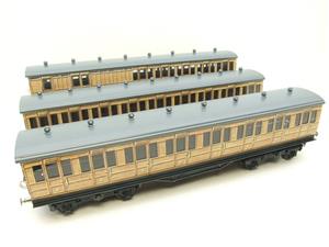 Ace Trains O Gauge C1 LNER Teak Style x3 Coach Set Boxed 2/3 Rail Wheels image 2