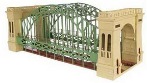 Lionel 10-1015 MTH O Gauge 300 "Hellgate Bridge" Early Colour Cream & Green, All Metal Boxed image 1