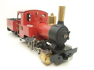 G Scale  Roundhouse 45mm Gauge Brass, Red, 0-4-0T "Billy" Loco & “George” Tender Live Steam image 2