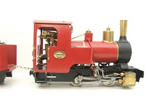 G Scale  Roundhouse 45mm Gauge Brass, Red, 0-4-0T "Billy" Loco & “George” Tender Live Steam image 4