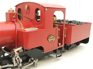 G Scale  Roundhouse 45mm Gauge Brass, Red, 0-4-0T "Billy" Loco & “George” Tender Live Steam image 8