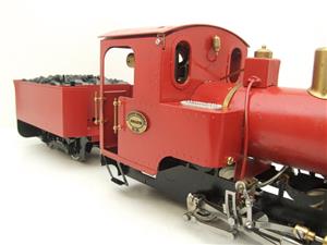 G Scale  Roundhouse 45mm Gauge Brass, Red, 0-4-0T "Billy" Loco & “George” Tender Live Steam image 10