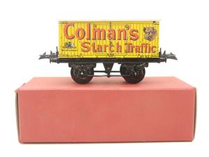 Hornby Horton Series O Gauge Private Owner "Colman's Starch Traffic" Van No.43 Tinplate Boxed image 1