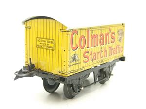 Hornby Horton Series O Gauge Private Owner "Colman's Starch Traffic" Van No.43 Tinplate Boxed image 6