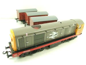 Bassett Lowke O Gauge BL99028 Ltd Ed BR "Railfreight" Class 20 Diesel Loco With x3 Goods Vans Bxd image 2