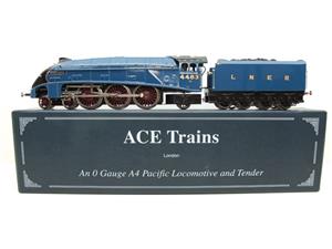 Ace Trains O Gauge A4 Pacific LNER Garter Blue Post War "Kingfisher" R/N 4483 Electric Bxd image 1