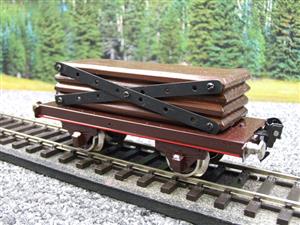 Paya O Gauge "Wood/Timber" Load Goods Wagon Tinplate 3 Rail image 3