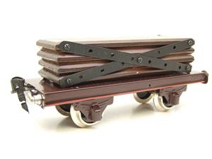 Paya O Gauge "Wood/Timber" Load Goods Wagon Tinplate 3 Rail image 4