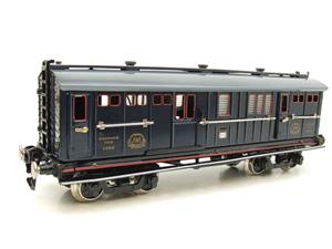 Paya O Gauge 1362 "Orient Express" Wagon Lits Continental Brake Baggage Coach Tinplate 3 Rail Bxd image 4