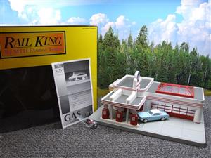 MTH Rail King 30-9106, O Gauge "Esso" Garage "Gas Petrol Station" Electric Lit & Sound Boxed image 10