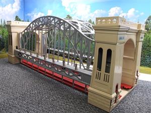 T-Reproductions O Gauge 300 Steel Metal "Hellgate Bridge" Silver & Cream Boxed image 2