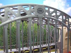 T-Reproductions O Gauge 300 Steel Metal "Hellgate Bridge" Silver & Cream Boxed image 4