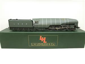 Gauge 1 LH Loveless & Co LNER Brass "Hush Hush" 4-6-4 Loco & Tender 10000 Electric 2 Rail Bxd image 1