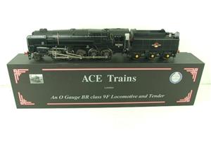 Ace Trains O Gauge E28H1 BR Class 9F Loco & Tender R/N 92203 Elec 2/3 Rail Bxd image 1