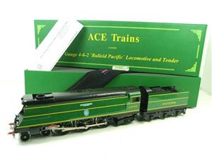 Ace Trains O Gauge E9 Bulleid Pacific SR "Hurricane" RN 21C165 Electric 2/3 Rail Bxd image 1