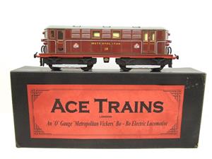 Ace Trains O Gauge E17 Metropolitan Vickers Bo-Bo "Metropolitan" Loco No 19 Electric 2/3 Rail Bxd image 1