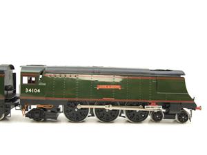 Ace Trains O Gauge E9S1 Bulleid Pacific BR "Bere Alston" R/N 34104 Electric 2/3 Rail Boxed image 4