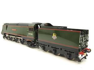 Ace Trains O Gauge E9S1 Bulleid Pacific BR "Bere Alston" R/N 34104 Electric 2/3 Rail Boxed image 7