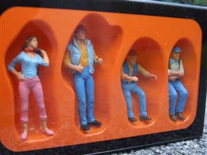 Preiser O Gauge 1.43 Scale 65313 “x4 Truckers and Hitchhiker People Figure” Set Boxed image 3