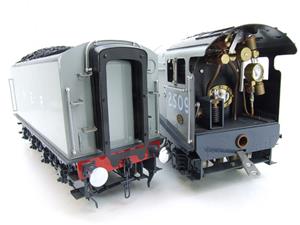Gauge 1 Bowande LNER A4 Class 4-6-2 Loco & Tender Named "Silver Link" R/N 2509 Live Steam N/Mint image 7