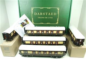 Darstaed O Gauge 3051 "Brighton Belle" x5 Pullman Coaches Set Electric 3 Rail White Roofs Boxed image 1