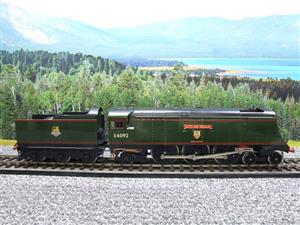Ace Trains O Gauge E9 Bulleid Pacific BR "City of Wells" R/N 34092 Electric 2/3 Rail Bxd Rare Named image 5