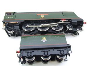Ace Trains O Gauge E9 Bulleid Pacific BR "City of Wells" R/N 34092 Electric 2/3 Rail Bxd Rare Named image 9