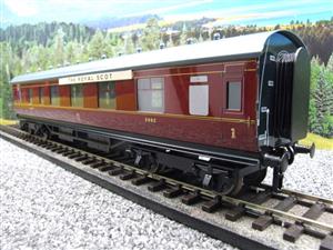 Ace Trains O Gauge C18 LMS Maroon Stanier 1st Brake Coach R/N 5062 Fitted With Spoon Bogie Pick up image 6