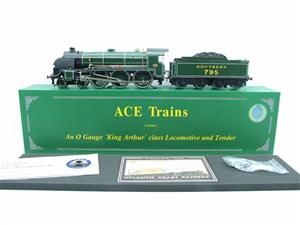 ACE Trains, O Gauge, E34-B3, SR Gloss Lined Olive Green "Sir Dinadan" R/N 795 image 1