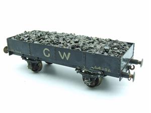 O Gauge Solid Brass "GW" Open LWB Mineral Ballast Coal Wagons x3 Set image 10
