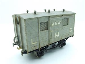 Kit Built O Gauge LMS Open Coal Wagon & LMS Meat Van x2 Set 2/ 3 Rail image 9