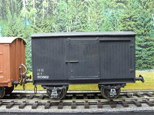Leeds & Kit Built O Gauge NE Goods Luggage Van Wagons x2 Set 2/ 3 Rail image 10