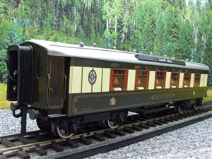 Darstaed O Gauge Parlour 1st "Isle of Thannet" Grey Roof Pullman Coach Lit interior 2/3 Rail Boxed image 5